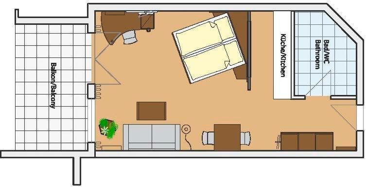 Serviced Apartments Kurpfalzhof Oftersheim Quarto foto
